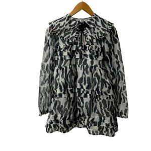 Maeve Black and Gray Patterned Dress